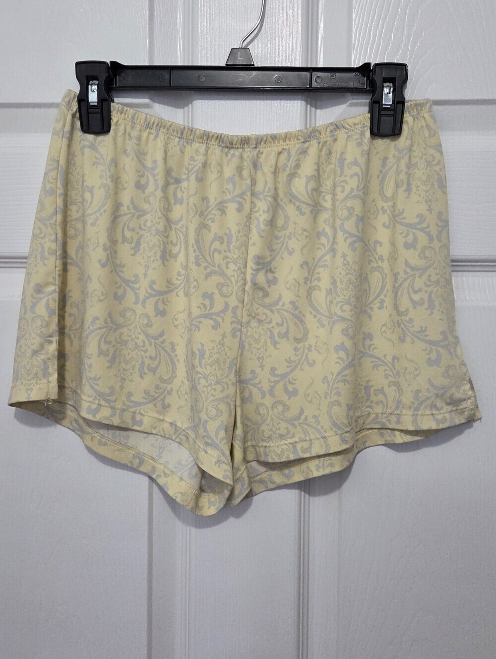 LVER Yellow Paisley Pajama Set V-neck Cami Tank & Shorts Loungewear Sz Small - Picture 8 of 14